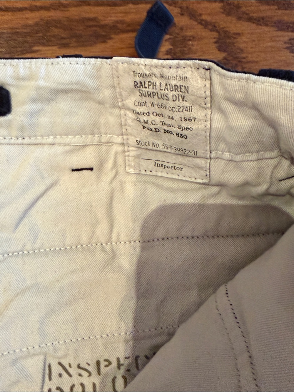 Ralph Lauren - Polo Surplus Cargo Pants - Black - 32x32 - Picture 3 of 13